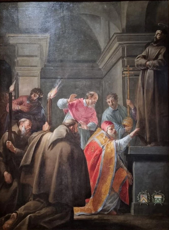 Nicola V alla volta di San Francesco - Orléans, musée des Beaux, Arts
